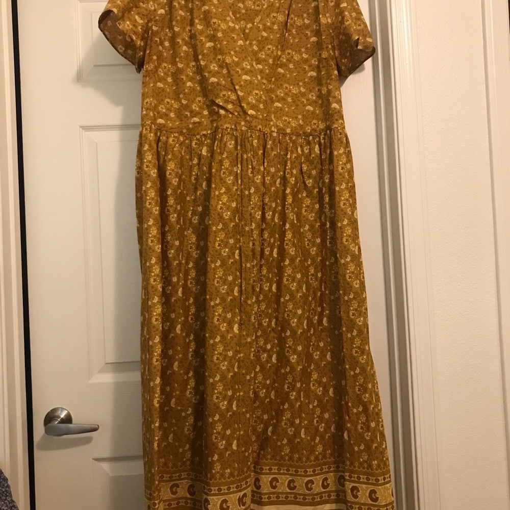 Christy Dawn The Dawn Dress in Goldenrod 1X Plus